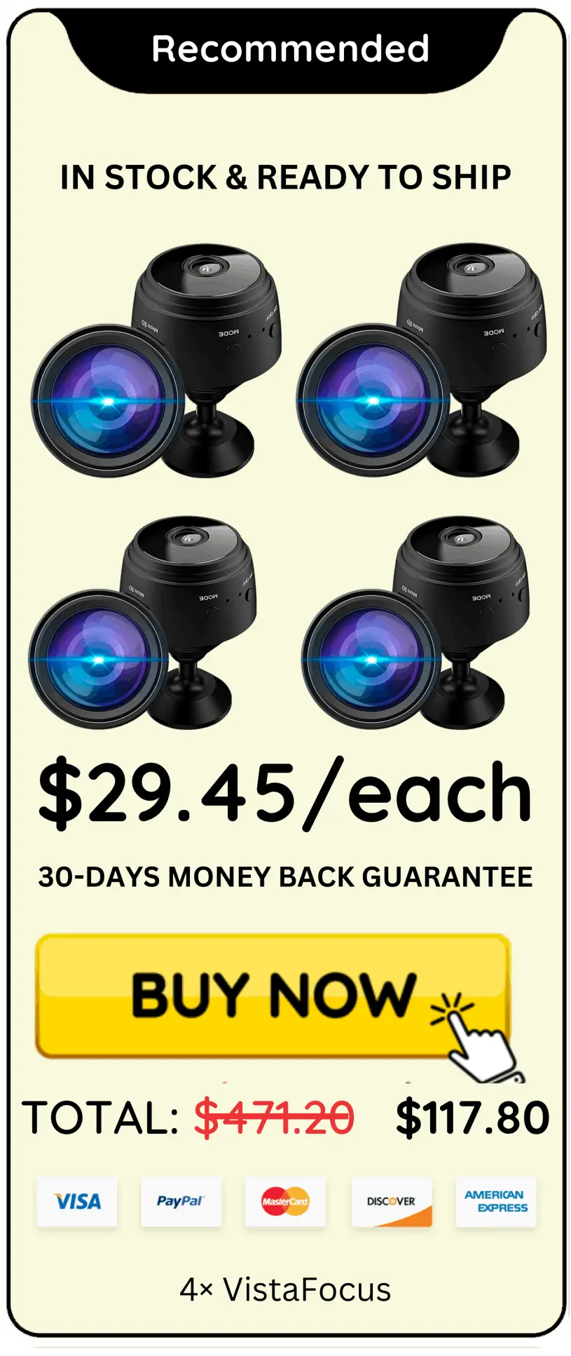 VistaFocus offer price